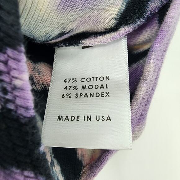 Lovers + Friends Gigi Thong Bodysuit Racerback in Reverse Tie Dye Size XXS - Picture 5 of 6